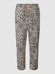 Christian Berg Woman Sweatpants met dierenprint