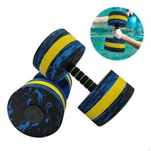 Sports Fun Club 2x Water Dumbbells, Aquatic Exercise Dumbell Aerobic Foam Dumbbells Pool Resistance