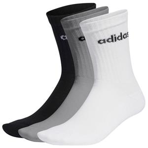 Adidas  Cushioned Linear Crew 3-Pack - Multifunctionele sokken, wit
