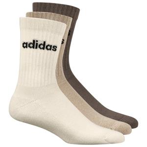 Adidas  Cushioned Linear Crew 3-Pack - Multifunctionele sokken, beige