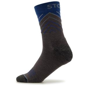 Stoic  Merino Running Socks Q+ - Hardloopsokken, zwart