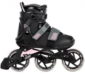 Playlife Fitness GT 110 inline skates 80A zwart/roze
