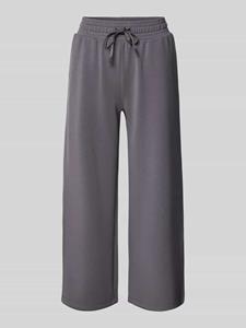 Christian Berg Woman Wide leg sweatpants met elastische band