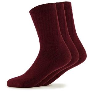 Alpacasocks&Co  Alpacasocks 2-Pack - Expeditiesokken, rood