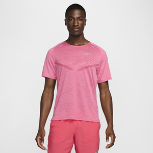 Nike TechKnit Dri-FIT ADV hardlooptop met korte mouwen voor heren - Roze