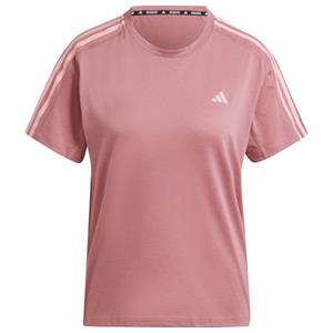 Adidas  Women's Own The Run 3-Stripes Tee - Hardloopshirt, roze