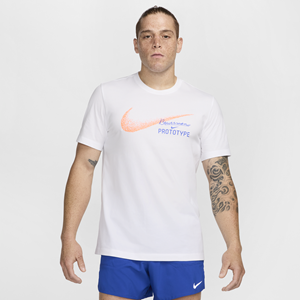 Nike Dri-FIT hardloopshirt voor heren - Wit