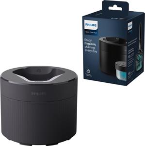 Philips Quick Clean Pod - QCP10/01 - Reinigingsstation Voor Scheerapparaten + 1 cartridge - Zwart