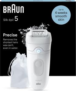 Braun Silk·épil 5 - Epilator Voor Eenvoudige Ontharing - Langdurig Gladde Huid - 5-011 - Wit/grijs