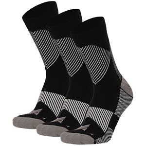 Xtreme Sockswear Xtreme Compressiesokken Quarter 3-pack Multi Black