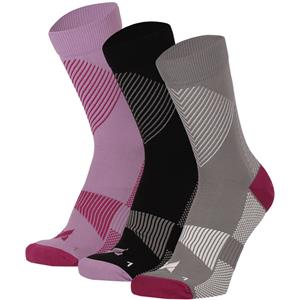 Xtreme Sockswear Xtreme Compressiesokken Quarter 3-pack Multi Purple