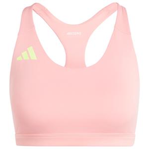 Adidas  Women's Adizero Essentials Run Medium Support Bra - Sportbeha, roze