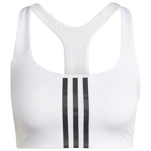 Adidas  Women's PWIM Medium Support 3S Bra - Sportbeha, wit