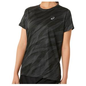 ASICS  Women's Core All Over Print S/S Top - Hardloopshirt, zwart