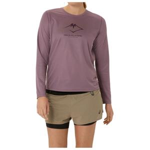 ASICS  Women's Fujitrail Logo L/S Top - Hardloopshirt, bruin