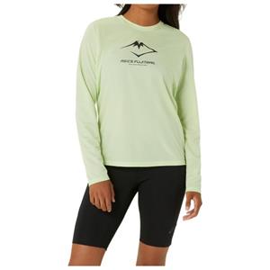 ASICS  Women's Fujitrail Logo L/S Top - Hardloopshirt, groen