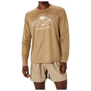 ASICS  Fujitrail Logo L/S Top - Hardloopshirt, beige