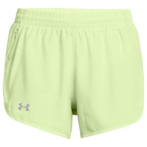 Under Armour  Women's Fly By 3'' Short - Hardloopshort, geel