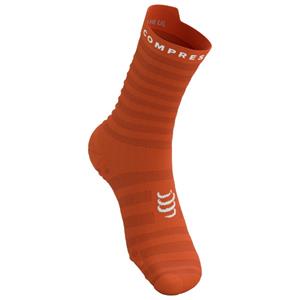 Compressport  Pro Racing Socks V4.0 Ultralight Run High - Hardloopsokken, rood