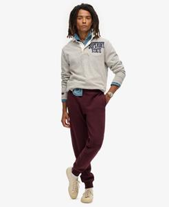 Superdry Mannen Essential Joggingbroek met Logo Rood