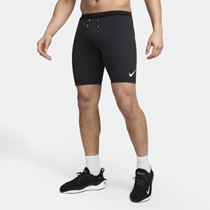 Nike AeroSwift Dri-FIT ADV halflange hardlooptights voor heren - Zwart