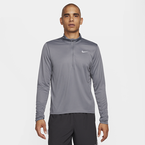 Nike Pacer Dri-FIT hardlooptop met halflange rits voor heren - Grijs