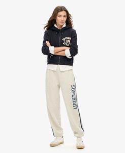 Superdry Vrouwen Athletic Essentials Vintage Side Stripe Joggingbroek Grijs