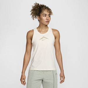 Nike Trail Dri-FIT hardlooptanktop met graphic voor dames - Bruin