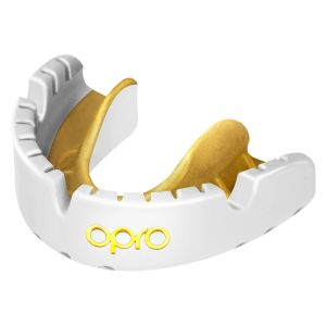 OPRO Beugelbitje Gold Ultra Fit Braces Wit