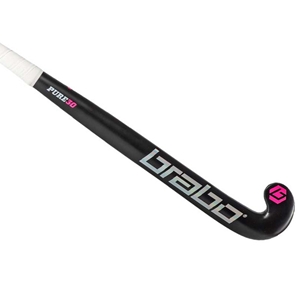 Brabo Hockeystick Pure 30 Lowbow Zwart