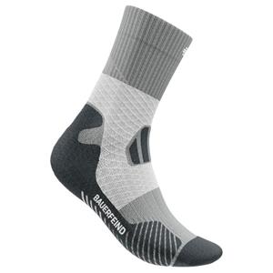 Bauerfeind Sports  Women's Trail Run Mid Cut Socks - Hardloopsokken, grijs