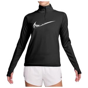 Nike  Women's Swoosh Running 1/2 Zip - Hardloopshirt, zwart