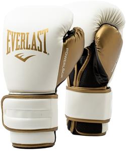 Everlast Powerlock 2R Bokshandschoenen - Wit/Goud - 10 oz