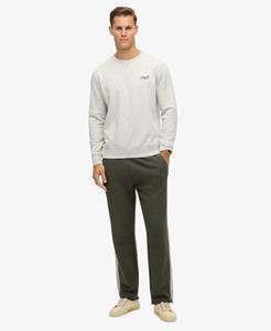 Superdry Mannen Essential Joggingbroek met Rechte Pijpen en Logo Groen