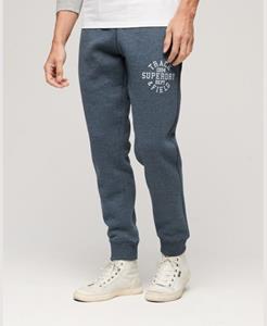 Superdry Mannen Athletic College Logo Joggingbroek Blauw