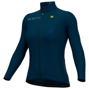 Alé  Women's Solid Fondo 2.0 L/S Jersey - Fietsshirt, blauw