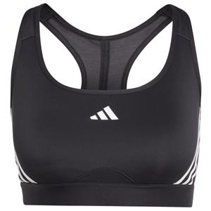 Adidas  Women's PWRCT Medium Support 3S Bra - Sportbeha, grijs