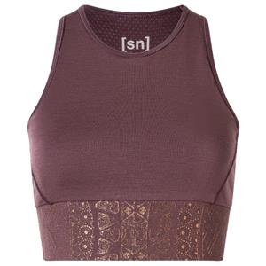 Super.Natural  Women's Arabesque LF Top - Sportbeha, purper