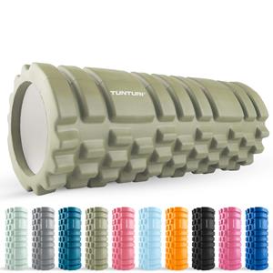 Tunturi Yoga Grid Foam Roller 33 cm | Ø 13 cm | legergroen