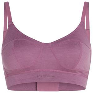 Icebreaker  Women's Queens Clasp Bra - Merino-ondergoed, roze/purper