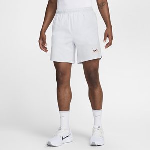 Nike Challenger herenshorts met binnenbroek (18 cm) - Grijs