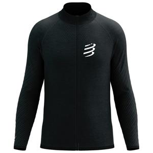 Compressport  Seamless Zip Sweatshirt - Hardloopjack, zwart