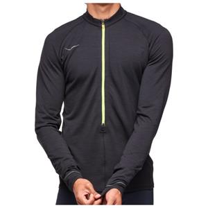 HOKA  BaseZip Long Sleeve - Hardloopshirt, grijs