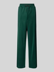 Noisy May Wide leg sweatpants met vaste persplooien, model 'JENNA'