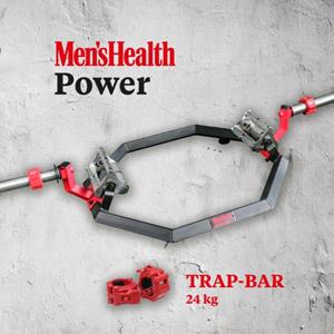 Gorilla Sports Mens Health Trap Bar 24 kg