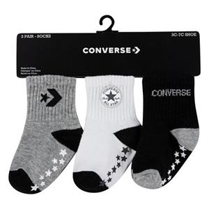 Converse Sportsokken  LOGO INFANT TODDLER NO SLIP QUARTER 3 PK (3 paar)