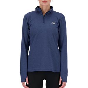 New Balance Space Dye 1/4 Zip Shirt Dames