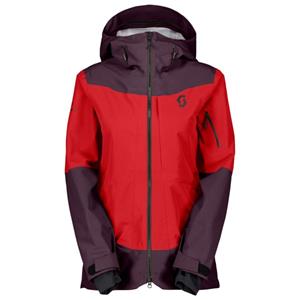 Scott  Women's Jacket Vertic Ripstop 3L - Ski-jas, rood