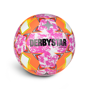 DerbyStar Voetbal Stratos S-Light Special V24 Pink oranje wit 1449