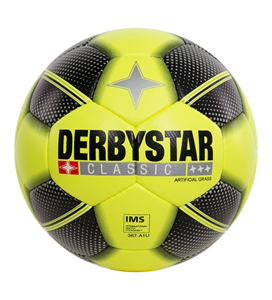 DerbyStar Voetbal Classic TT AG Geel zwart zilver 1279